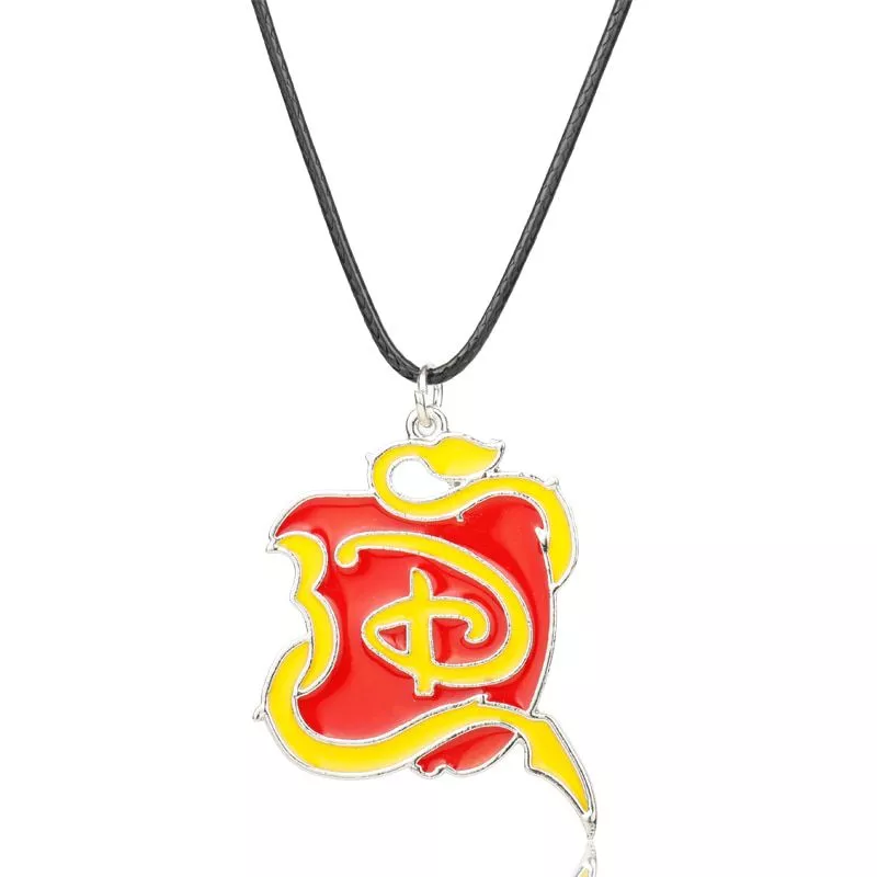 Colar Descendentes Logo Fashion Snow White Letter Logo Pendant Necklace For Girls Collar Princess Choker Necklace Jewelry Gift -30