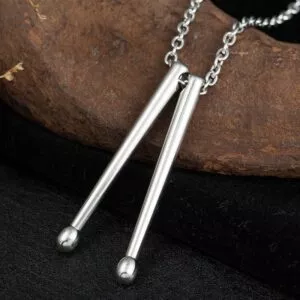 colar dos homens colares rockers jazz banda snare tambor vara pingente colar para Colar Coreano celebridade cinco círculo colar 50th presente de aniversário para mulheres irmãs colares cinco melhor amigo presente para damas de honra kpop