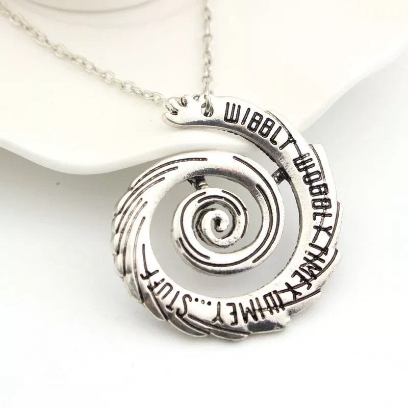 Colar Dr Doctor Who Wibbly Timey