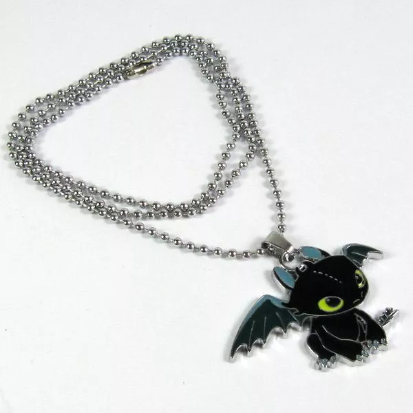 colar dreamworks como treinar seu dragao toothless banguela Pelúcia Dreamworks Como Treinar Seu Dragão 3 Fúria da Luz Light Fury 35cm #002