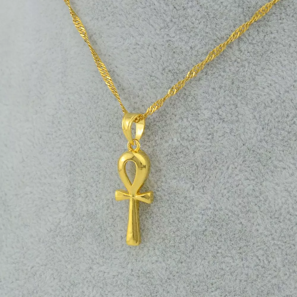colar egito cruz ankh crux ansata 45cm Chaveiro Mortal Kombat Logo