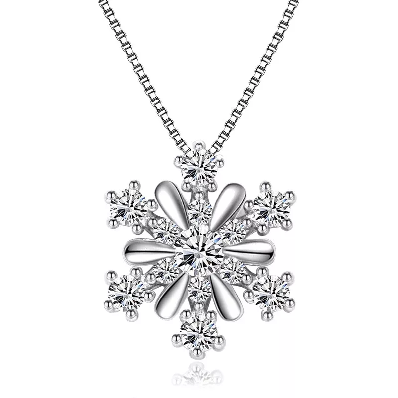 colar frozen anenjery 925 esterlina joias aaa zircao neckace pingente de Pulseira Coréia simples flor selvagem crisântemo 925 sterling silver temperamento feminino na moda pulseiras redimensionáveis sbr024