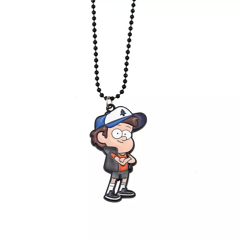 colar gravity falls dippler Broche Gravity Falls Gnomo arco-íris que vomita o pino do gnome fãs acessório à moda