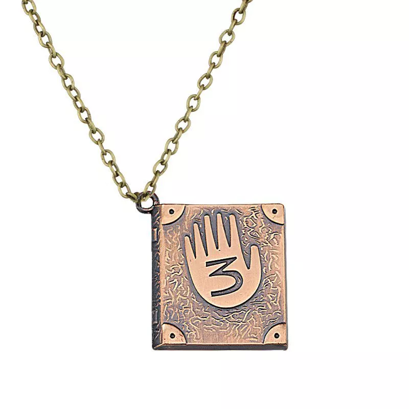 Colar Gravity Falls Jornal 3 Bronze