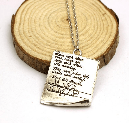 Colar Greys Anatomy Carta Casamento