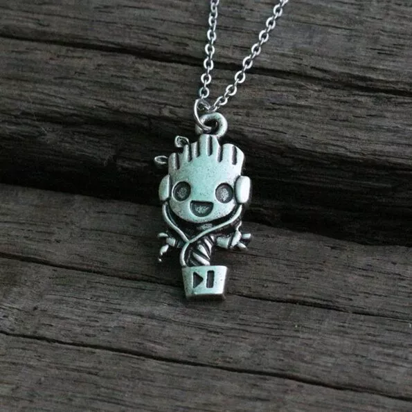 colar guardioes da galaxia groot do bebe dos pces 1 lanseus eu sou groot colar Colar Guardiões da Galáxia groot do bebê dos pces 1 lanseus, eu sou groot colar pingente, jóia da galáxia do amante da maravilha