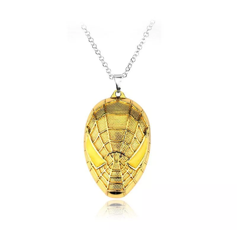 Colar Homem-Aranha Spider-Man Dourado #12424