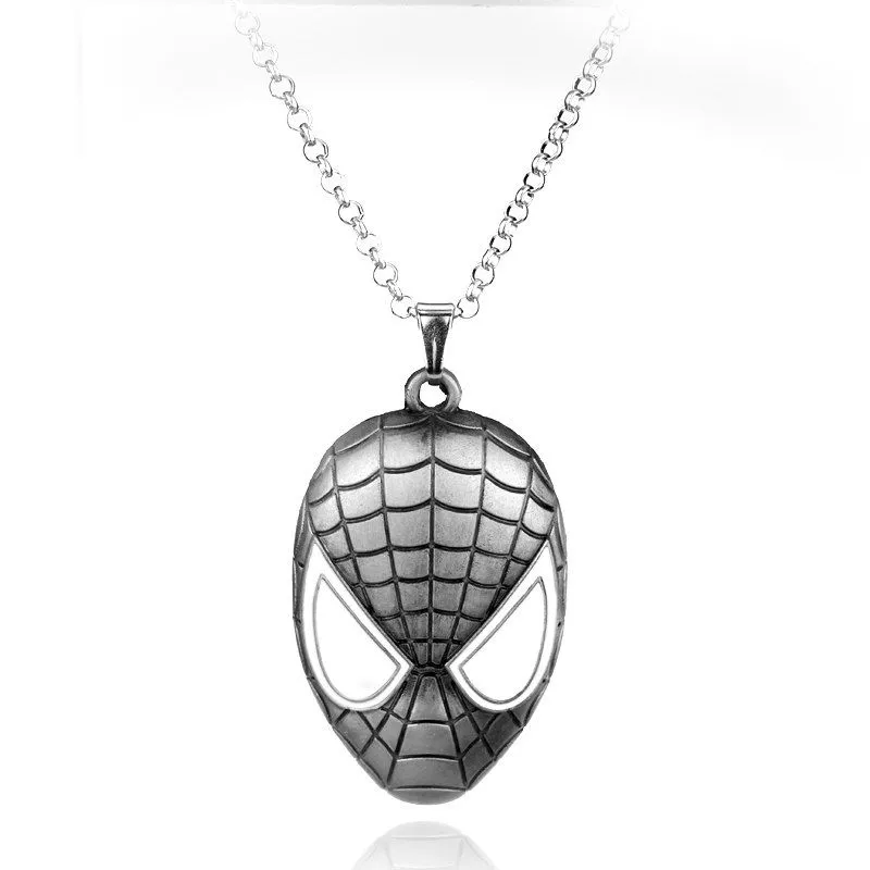 colar homem aranha spider man prata 98535 Colar Hellboy Chibi Super-Herói