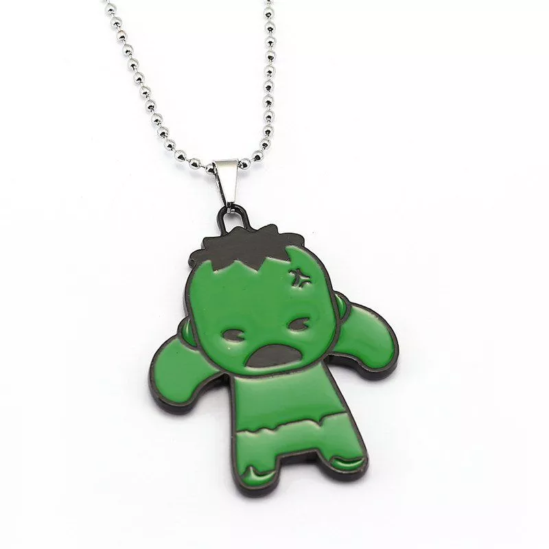 Colar Hulk Vingadores Avengers Chibi Super-Herói