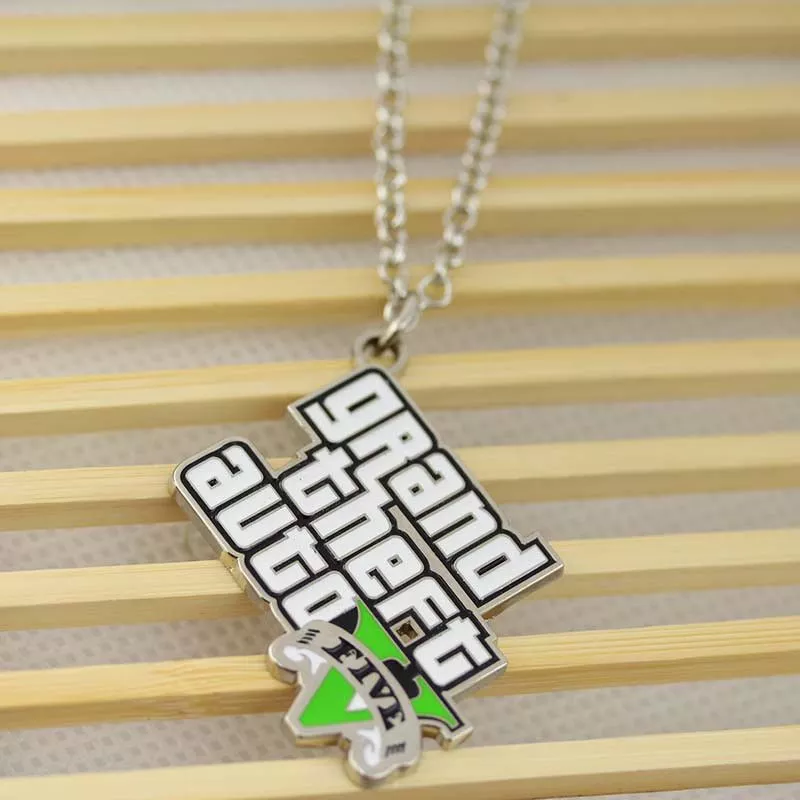 Colar Jogo Game Logo GTA 5 Grand Theft Auto V