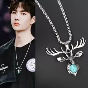 colar k pop wang yibo xiao zhan estrela com colar personalidade camisola corrente na Gamepad joystick controle 2.4g controlador sem fio para controle de xbox one para pc para controle bluetooth android controle para celular telefone inteligente gamepad joystick pc joystick android joypad