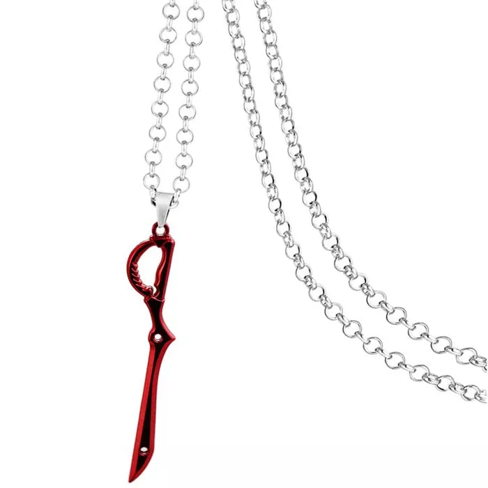 Colar Kill La Kill Colar Anime Dos Desenhos Animados do Metal Pingente 60 centímetros Chain link Colares Jogo Da Jóia Presentes para o Miúdo