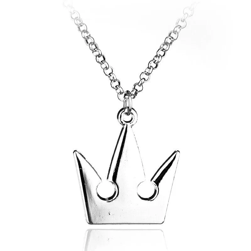 colar kingdom hearts sora coroa game prata Casamento feminino menina strass cabeça coroa princesa jóias ornamento de cabelo estilo de fadas dropshipping