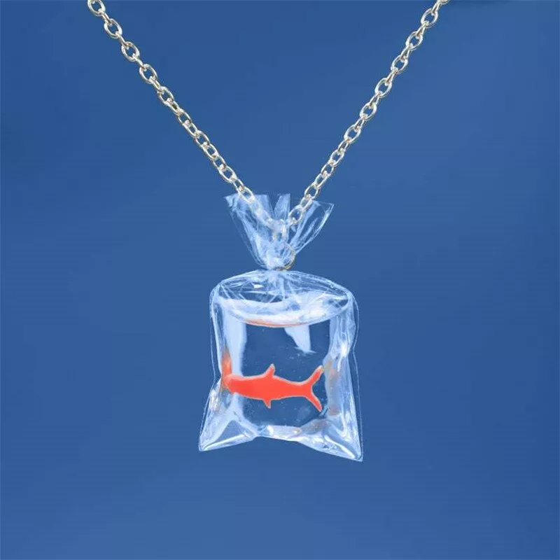 colar koi peixe bolsa de agua feminino colar fofo para mulheres brincos Óculos Anime toilet-bound hanako kun tsuchigomori cosplay óculos de meia armação óculos de metal não-lente molduras