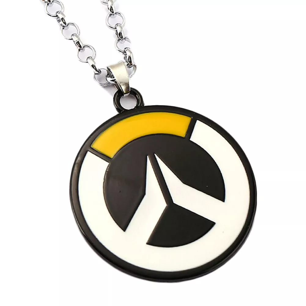 colar logo game overwatch colorido 23 Chaveiro Mortal Kombat Logo