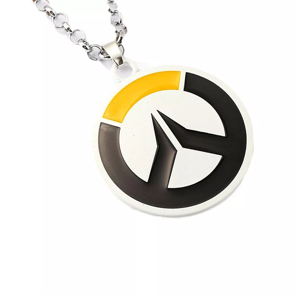 colar logo game overwatch colorido 24 1 Broche Overwatch Mais de assistir jogo dva coelho logotipo metal pino rosa diva coelho duro esmalte broche para cosplay prop traje acessório jóias