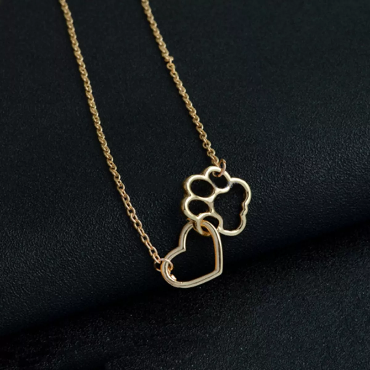 Colar Love Pet Dourado