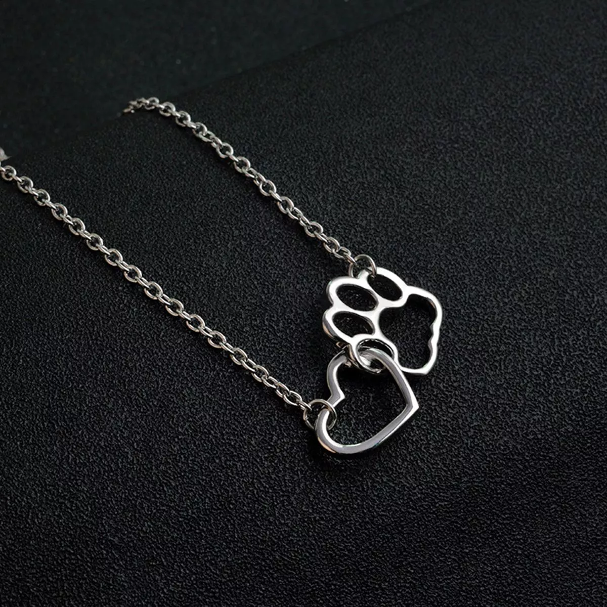 Colar Love Pet Prata