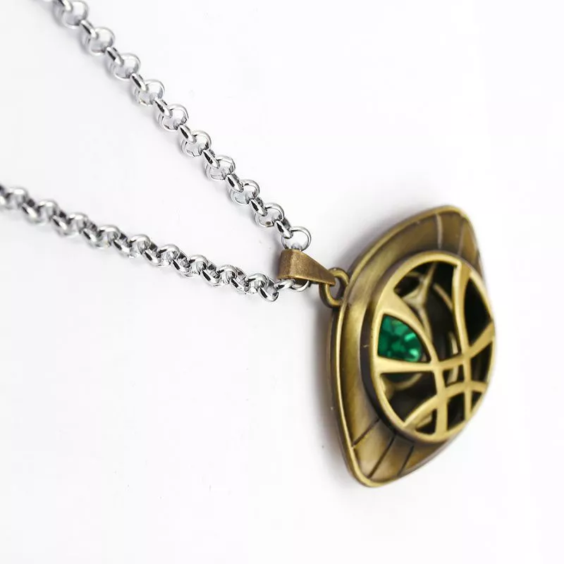 colar marvel doctor strange doutor estranho dourado Colar Dinossauro Prata Dourado Bronze