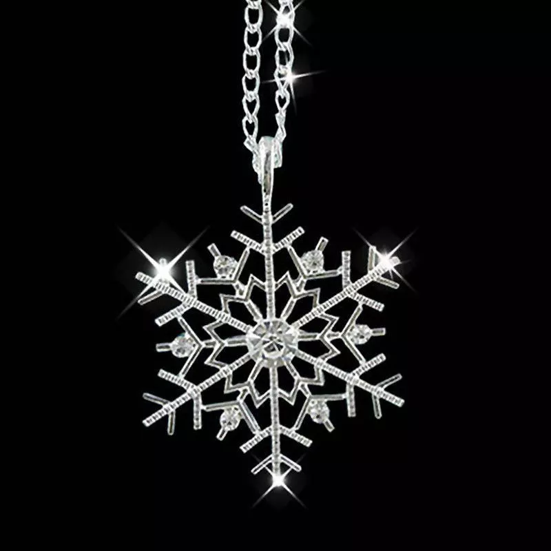 colar natal gift silver snowflake pendants snow flower chain women necklace jewelry Luxury Hollow Fox Necklace LaVixMia Italy Design 100% Stainless Steel Necklaces for Women Super Fashion Jewelry Special Gift
