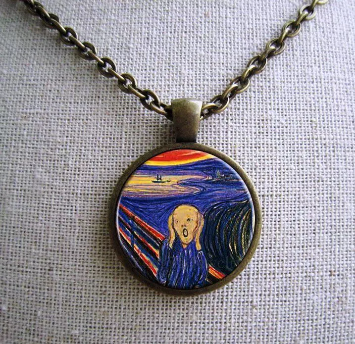 Colar O Grito Edward Munch