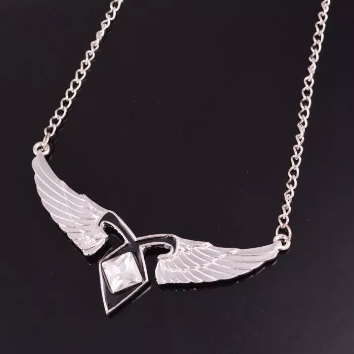 Colar Os Instrumentos Mortais Shadowhunters Asas Prata
