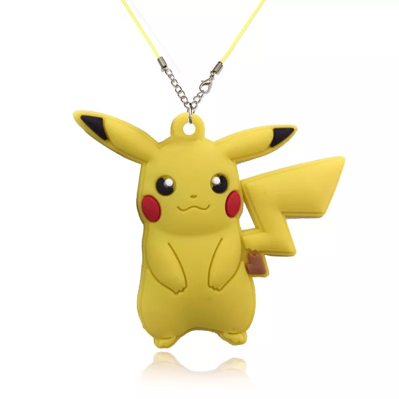 colar pokemon pikachu anime desenhos animados bonito pikachu pvc pingente Luminária Pokemon Pikachu luzes da noite mudança de cor led luzes brilhantes das crianças brinquedos quarto get up luzes presente aniversário quarto do miúdo decoração