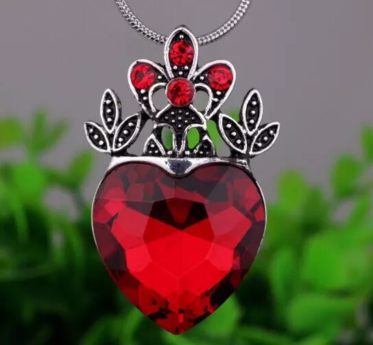 Colar Rainha dos Corações Descendentes inspirado evie colar lindo de corações quente europeu e americano jóias para meninas ypq0552