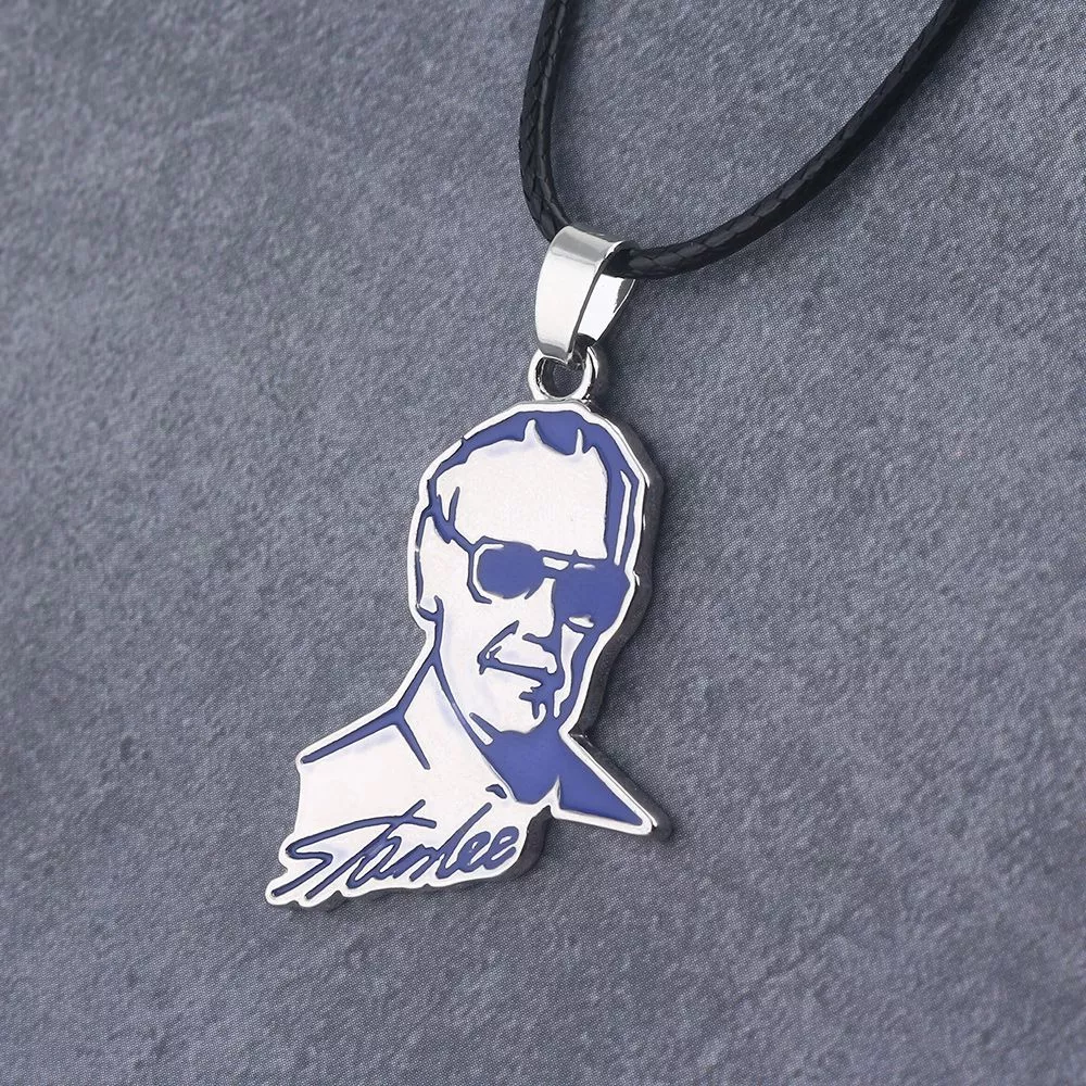 colar stan lee marvel comics Colar Como Treinar Seu Dragão gargantilha como treinar seu dragão esmalte pingente preto arma corrente punk jóias comic crianças ketting colar feminino