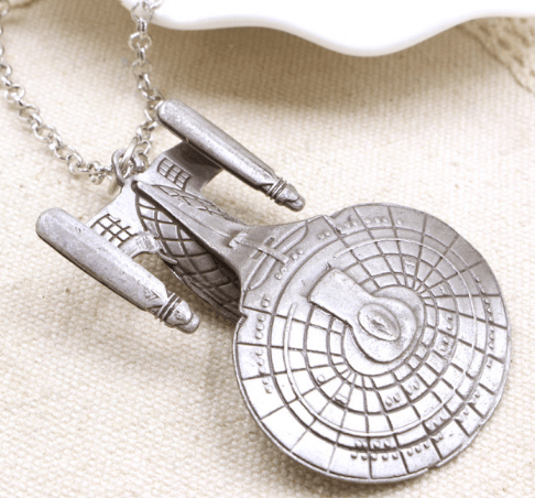 Colar Star Trek Nave Espacial Enterprise