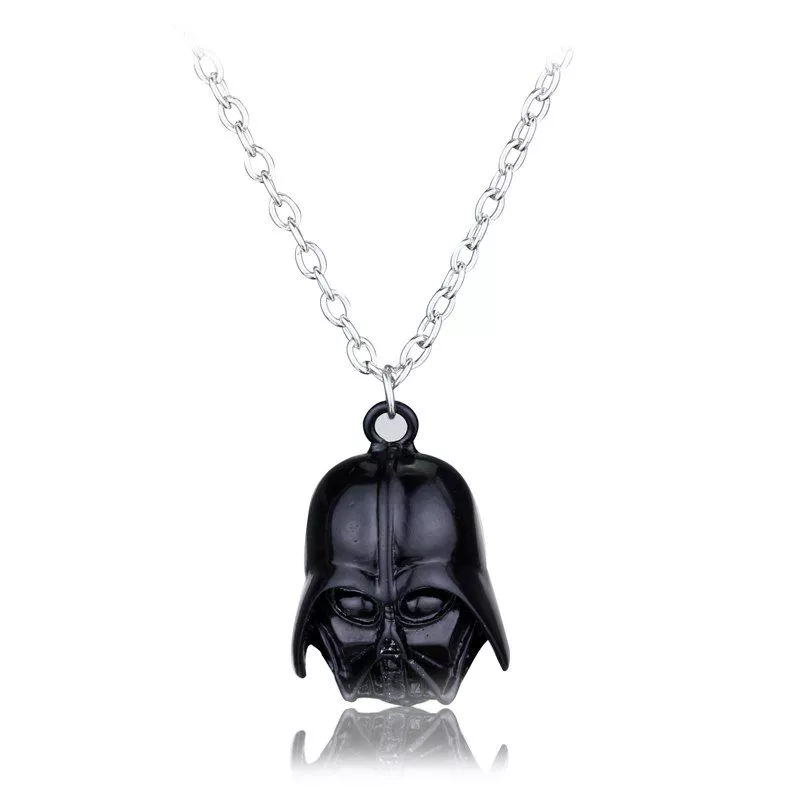 colar star wars darth vader preto 12981 Anel Star Wars Darth Vader Guerra Estrela Anéis de Metal Cavaleiro Máscara Do Partido Anel Anéis de Casamento Para As Mulheres Homens Jóias anel masculino