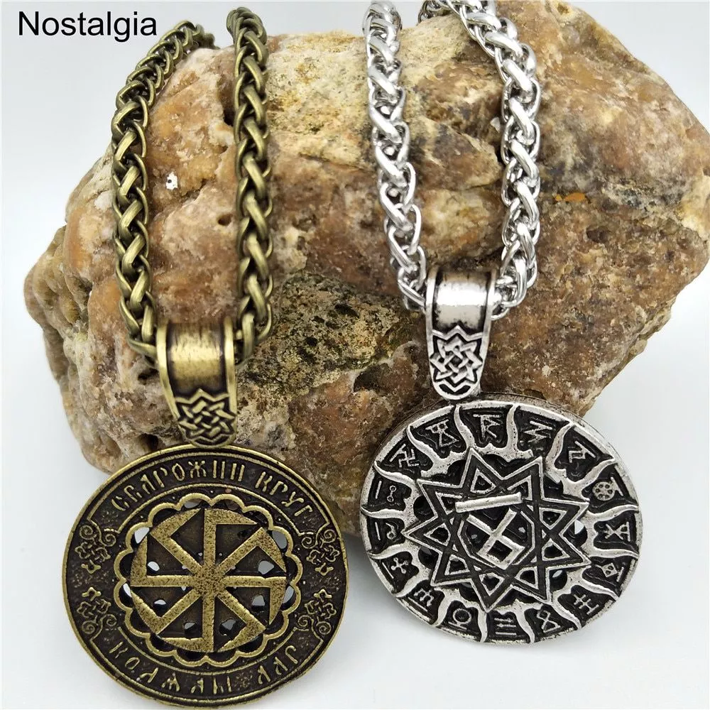 colar svarog and rodnoverie talisman amulets viking runes othala slavic kolovrat star Chaveiro One Piece Skeleton Skull Pattern Silver Zinc Alloy Keychain Key Ring Cosplay Jewelry porte clef Chaveiro JJ11490