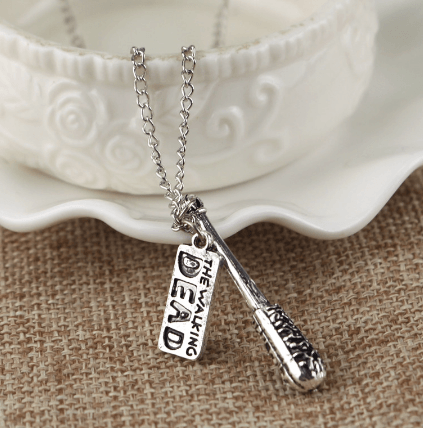 Colar The Walking Dead Lucille Negan Prata
