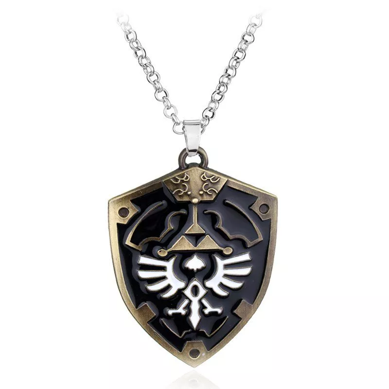 colar zelda escudo 1 dourado Brinco de orelha, moda punk estilo caveira mão espinha mangas de orelha dourado brincos clipe para mulheres sem piercing falso cartilagem brinco