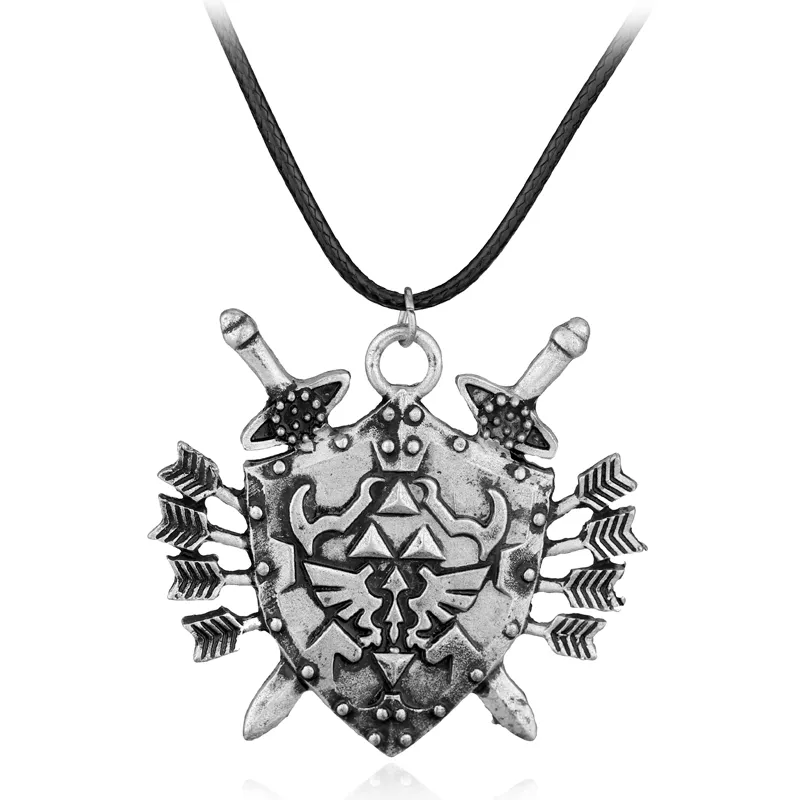 Colar Zelda Escudo #2 Prata