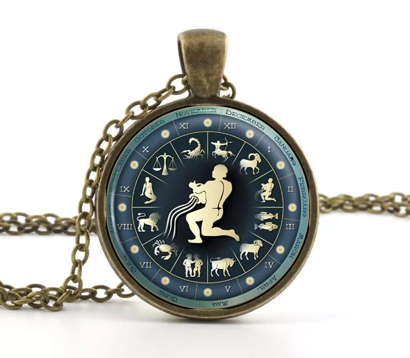 Colar Zodíaco Astrologia Signo Aquário