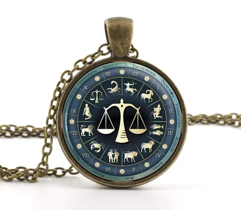 Colar Zodíaco Astrologia Signo Libra