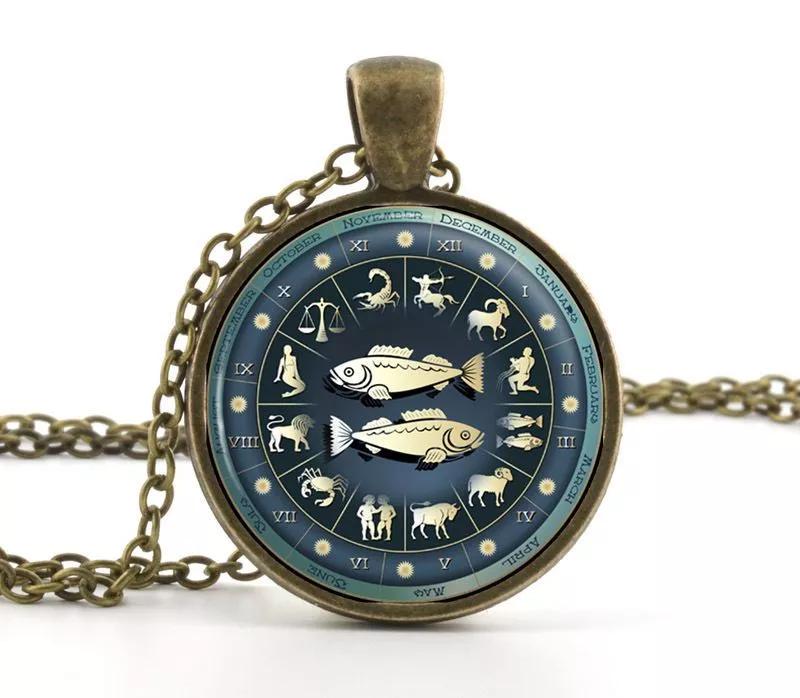 Colar Zodíaco Astrologia Signo Peixes