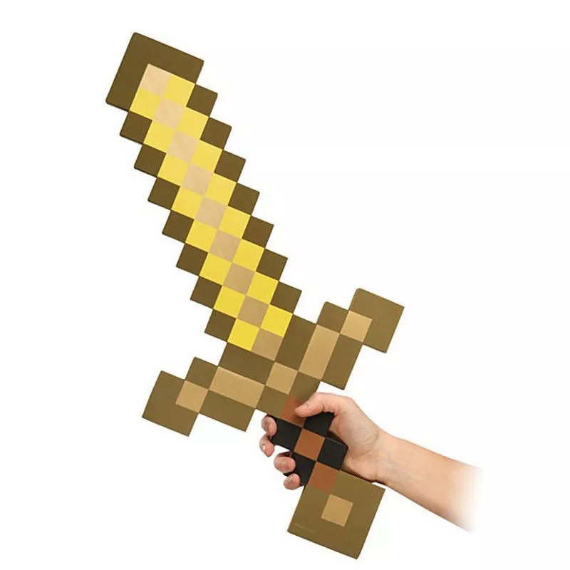 cosplay minecraft espada amarelo 63cm Fone de Ouvido League Of Legends LoL 3.5mm