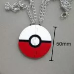 2-pecas-colar-anime-pokemon-pokeball