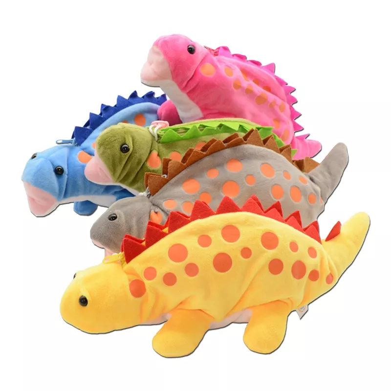 dinossauros caixa de lapis material escolar etui estuche kawaii pelucia astuccio Pelúcia 18cm Fall Guys boneca de pelúcia figura do jogo de pelúcia material de brinquedo queda caras: final knockout crianças brinquedos de aniversário de natal presente