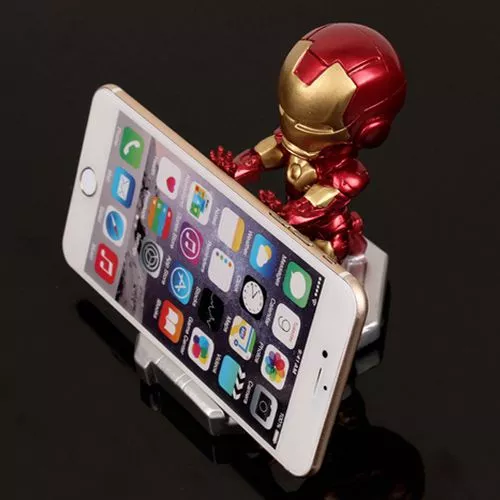 dock celular homem de ferro iron man marvel vermelho Capinha p/ Celular Meu Vizinho Totoro Armazenamento Ziper Anime Case Capa Smartphone iPhone