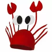 Engraçado natal vermelho lagosta caranguejo mar animal chapéu traje acessório adulto criança boné presente feliz ano novo