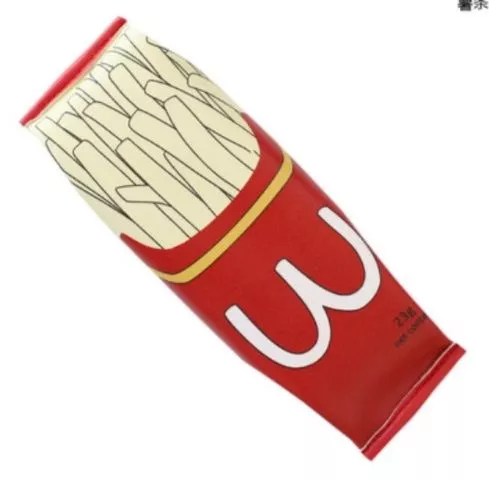 Estojo Bolsa Porta Lápis Escolar Batata Frita