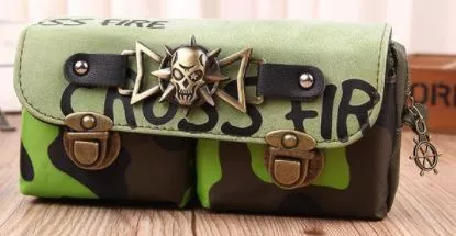 Estojo Bolsa Porta Lápis Escolar Camuflagem