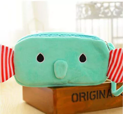 Estojo Bolsa Porta Lápis Escolar Cute Kawaii Elefante
