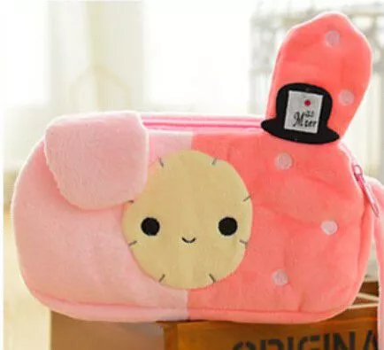 estojo bolsa porta lapis escolar cute youyou rabbit coelho Estojo Bolsa Porta Lápis Escolar Ovo