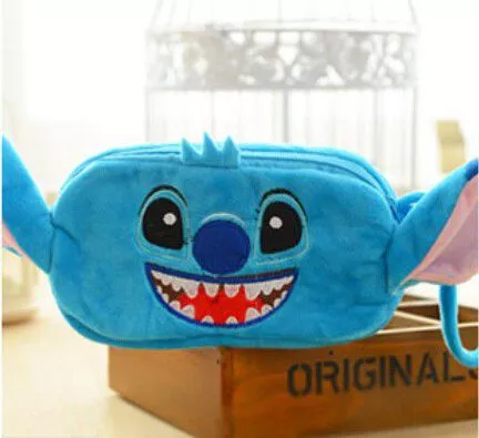 estojo bolsa porta lapis escolar disney lilo stitch Pelúcia Disney Lilo & Stitch Coração Love 20cm