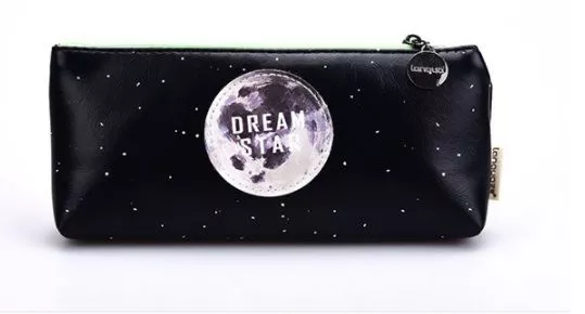 estojo bolsa porta lapis escolar dream star Estojo Bolsa Porta Lápis Escolar Melancia Rosa