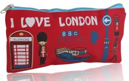 Estojo Bolsa Porta Lápis Escolar London #2
